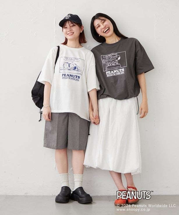 長め丈にも短め丈にもなるワザありTシャツ!