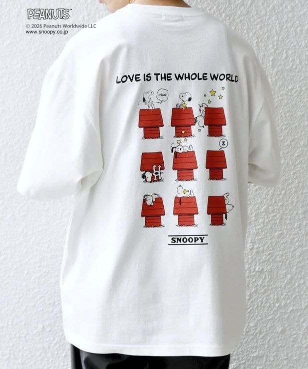 スヌーピーの幸せなひとときがプリントされた「SHIPS any」の新作コラボTシャツがあまりにもかわいすぎ!