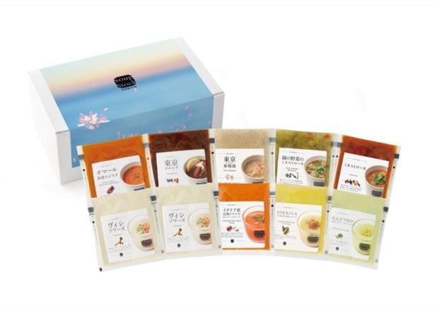 夏に人気の10スープセット