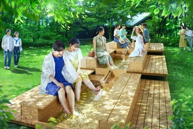 新設される足水桶