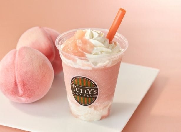 【写真】国産白桃のとろっとピーチシェイク(Tall730円)
