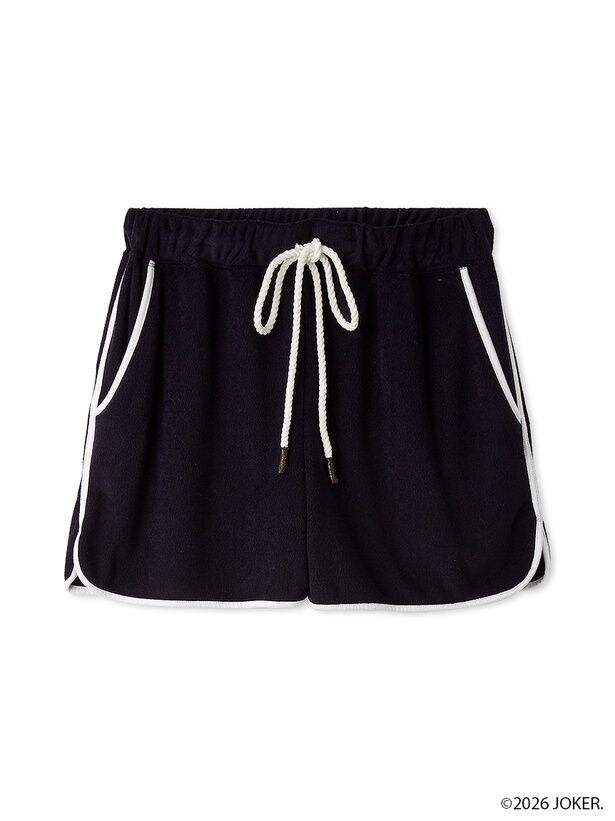 「パイルショートパンツ(ネイビー)」(9900円)