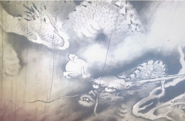 堂本印象が描いた蒼龍図