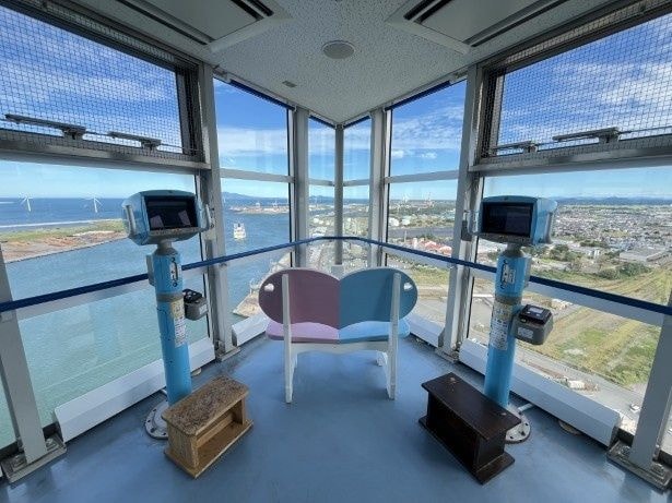 【写真】5階のカップルベンチからの景観は一見の価値あり！