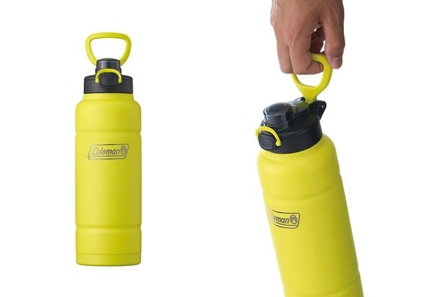 「真空断熱スポーツボトル/1.1L(ライムイエロー)」(3190円) 