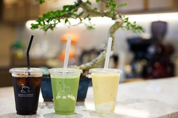 こだわりのコーヒーやラテを味わえる