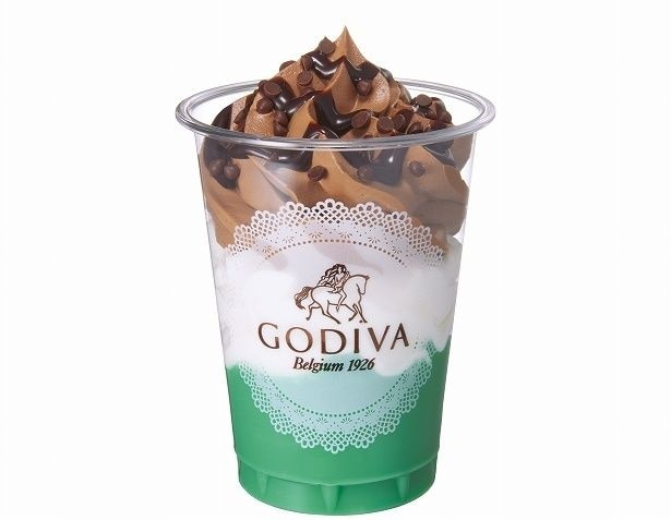 ゴディバの「チョコレートミント ソフトクリーム」