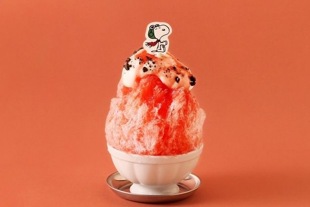 「フライング・エースのストロベリーかき氷」(イートイン：1400円/テイクアウト：1000円)
