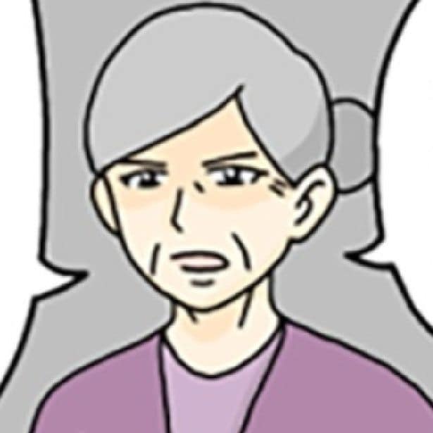 「なんで席譲らないの?」キレるお婆さん→慌てて立つ若者への理不尽な仕打ち。シュールな4コマに「爆笑」【作者に聞く】
