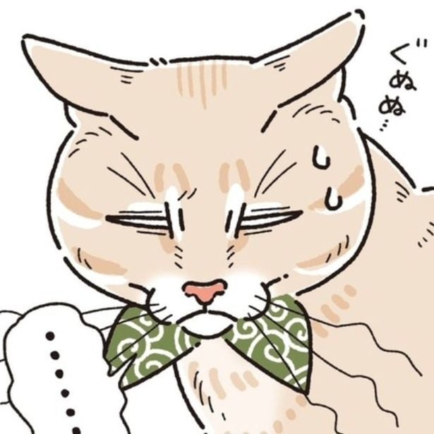 おかーしゃんなら撫ででもらったのに！「なーんだ、おとーさんかぁ…え!?」混乱する麦くん(笑)