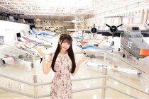 「SKE48旅行部」河村優愛が「岐阜かかみがはら航空宇宙博物館」で果てしないロマンを感じる！