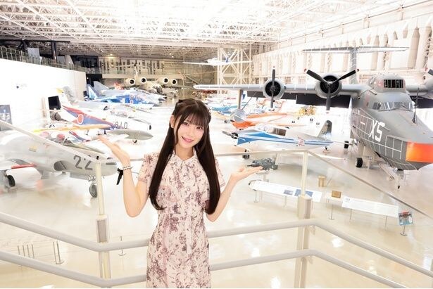 「SKE48旅行部」河村優愛が「岐阜かかみがはら航空宇宙博物館」で果てしないロマンを感じる!
