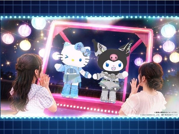 Y3Kファッションのハローキティ、クロミと楽しむ「ミライヤグラ」