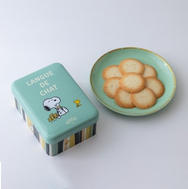PEANUTSと“猫缶ラングドシャ”で人気の洋菓子店「リビエール」が初コラボ!スヌーピーの大好物チョコチップクッキーも登場
