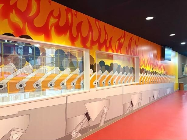 焼却炉の内部のイメージを掴める展示