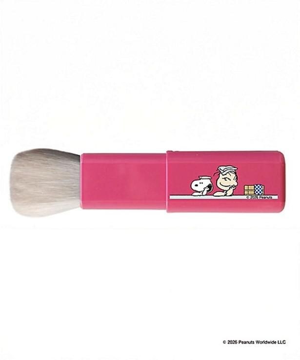 <白鳳堂>「スヌーピー携帯用パウダー・チーク筆(Spa)」(6050円)