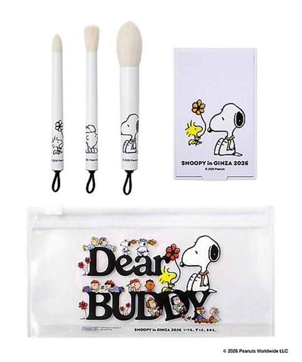 <白鳳堂>「スヌーピー化粧筆セット」(1万3750円)