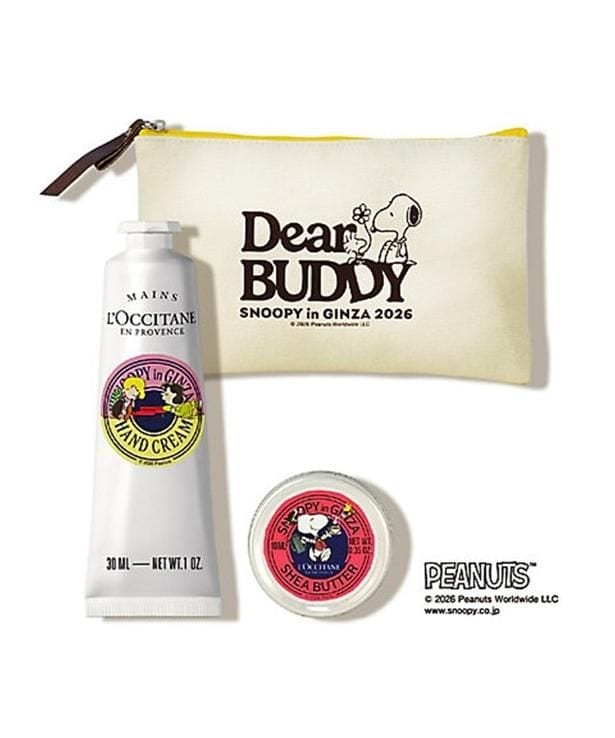 <ロクシタン>「SNOOPY ベストセラーキット GINZA 2026 II」(5280円)