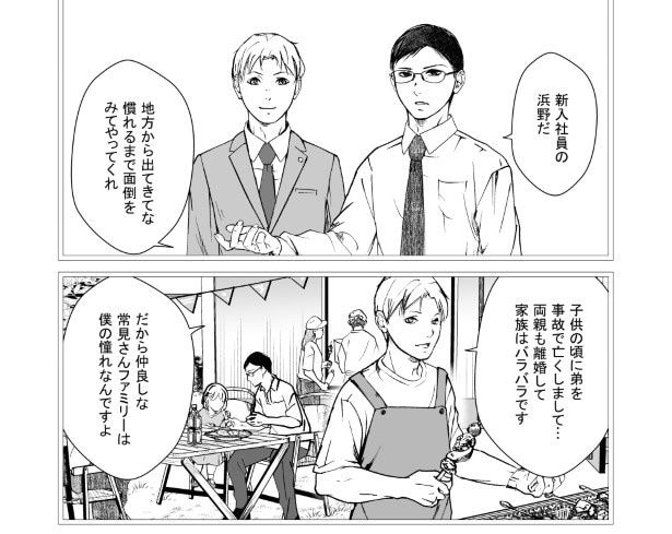 犯人を予想する漫画「仮門」P168