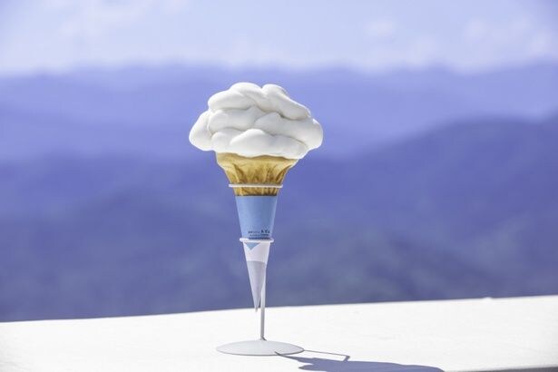 雲ソフト。雲海テラス「雲Cafe」で販売