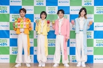 モナキが“決め顔食レポ”を披露！ファミマ「ごほうびフルーツフラッペ」発表会をレポート