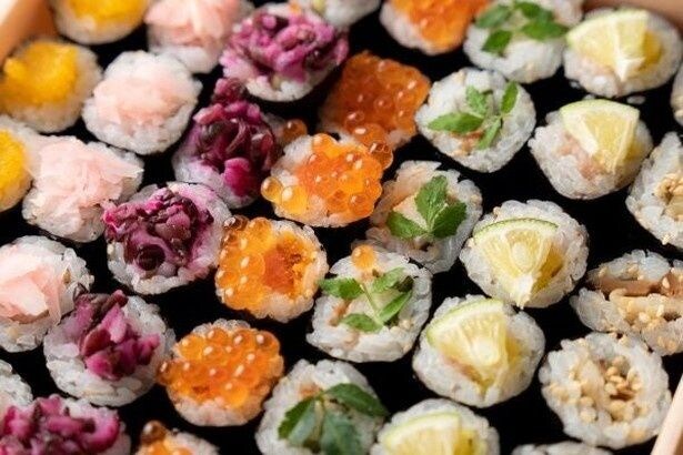 「食べる宝石細巻き」(イメージ)