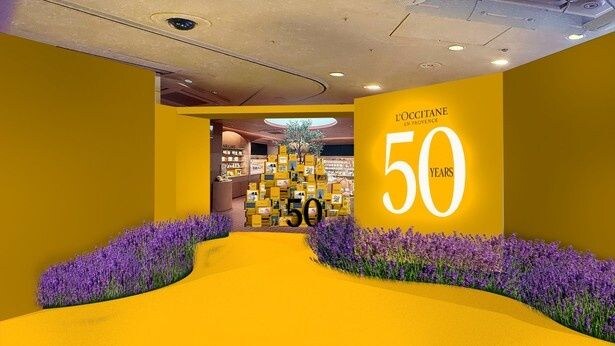 渋谷でロクシタン大型体験イベントを開催!初の全館ポップアップで50周年を祝う
