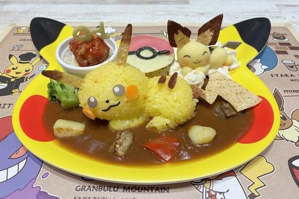 「ピカチュウとピチューのなかよしカレープレート」(2530円)