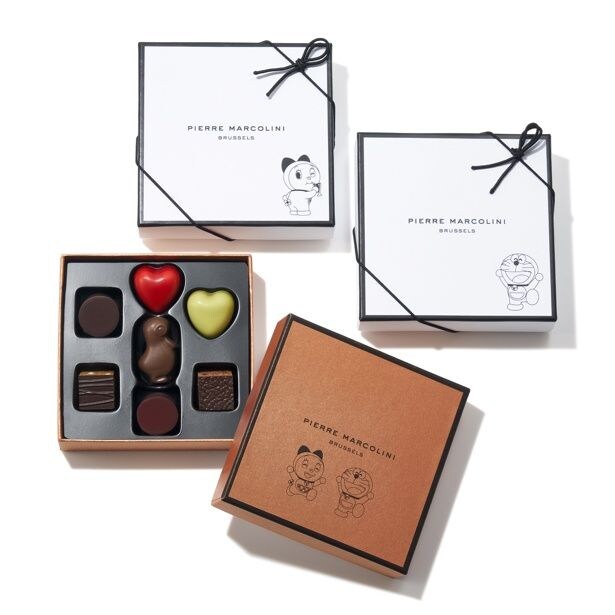 PIERRE MARCOLINI「セレクション 7個入り」(Dorami 3564円、Doraemon 3564円、Premium 3996円)