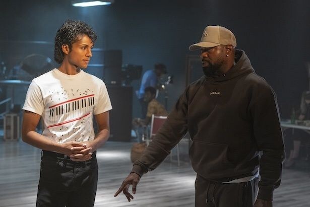 アントワーン・フークア監督とマイケル・ジャクソンを演じたジャファー・ジャクソン