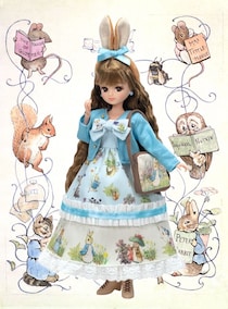 ピーターラビットとリカちゃんがコラボ！絵本から飛び出したような「フォトジェニックリカ ピーターラビット スタイル」が7月4日に発売
