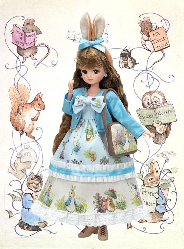 ピーターラビットとリカちゃんがコラボ！絵本から飛び出したような「フォトジェニックリカ ピーターラビット スタイル」が7月4日に発売
