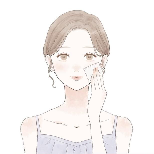 軽くティッシュオフをしてから仕込み下地を使用するのがおすすめ