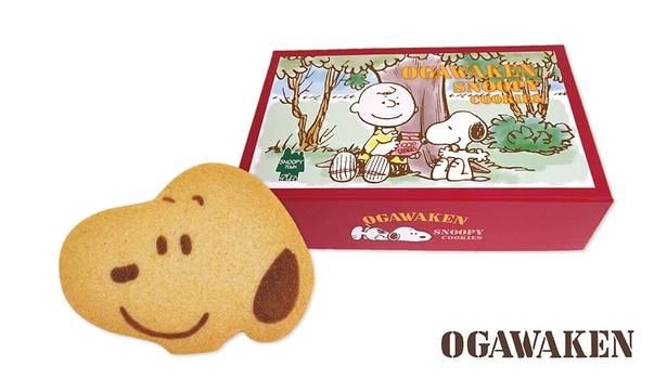 「【銀座三越限定】PEANUTS×巴裡 小川軒(新橋・目黒) コラボ スヌーピークッキー3枚入」(972円)