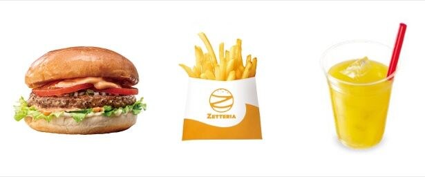 好きなバーガーにプラス450円でわくわくセットを注文可能