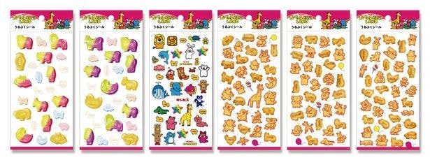 会場先行発売の新作「うるぷくシール」全6種、“うるうる”と“ぷっくり”が特徴