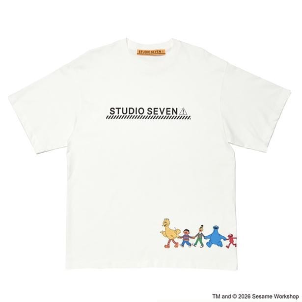 「SESAME STREET meets STUDIO SEVEN Big Tee(White)」(8800円)