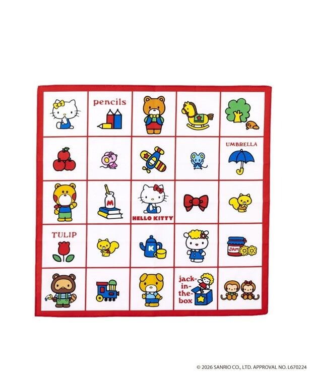 「ハンカチ」(45×45センチ、330円)