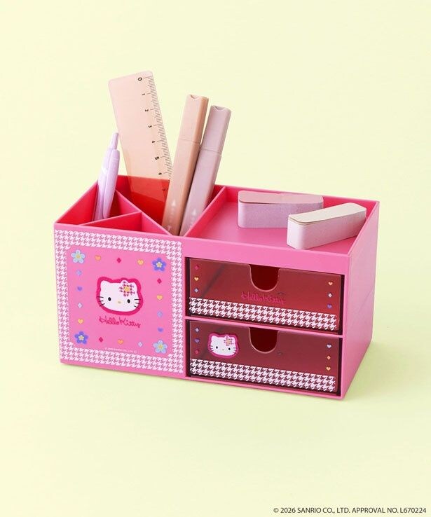 「ペンスタンド付き卓上収納」(880円)