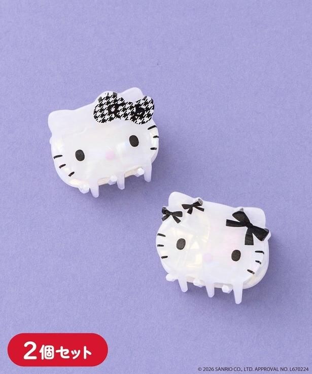 「ヘアクリップセット」(2個で330円)