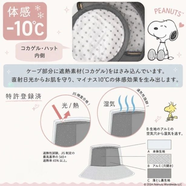 暑い季節を快適に過ごすための機能性を備えるコカゲル