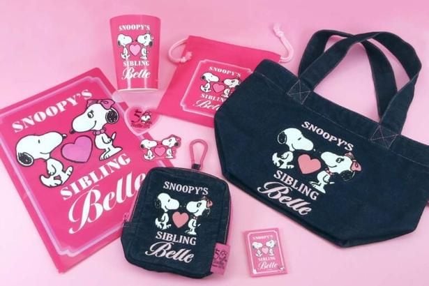 ハートをテーマにした「SNOOPY'S SIBLING Belle」。これまでになかったピンク×デニムが新鮮