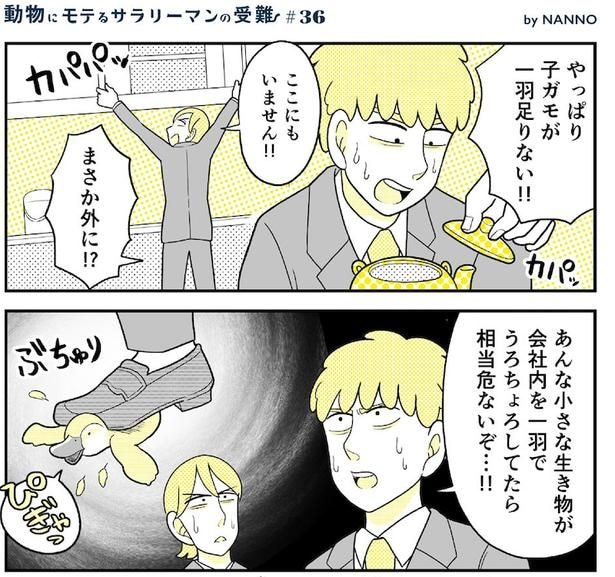 動物にモテるサラリーマンの受難(95)
