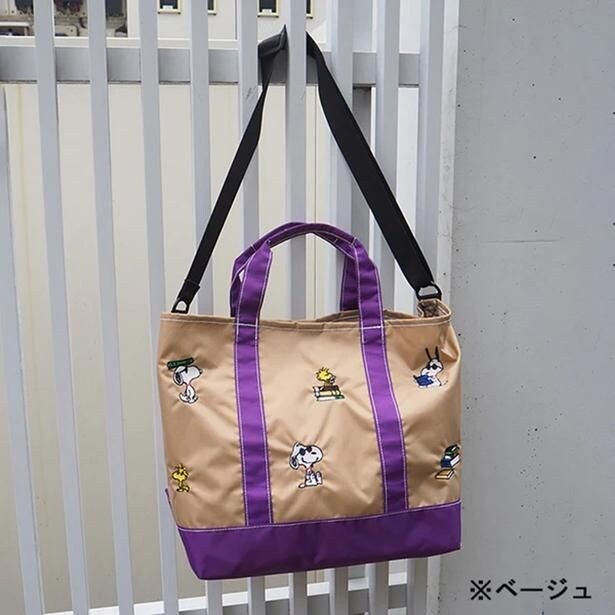「舟形トート Lサイズ(ベージュ/ジョー・クール)」(5940円)