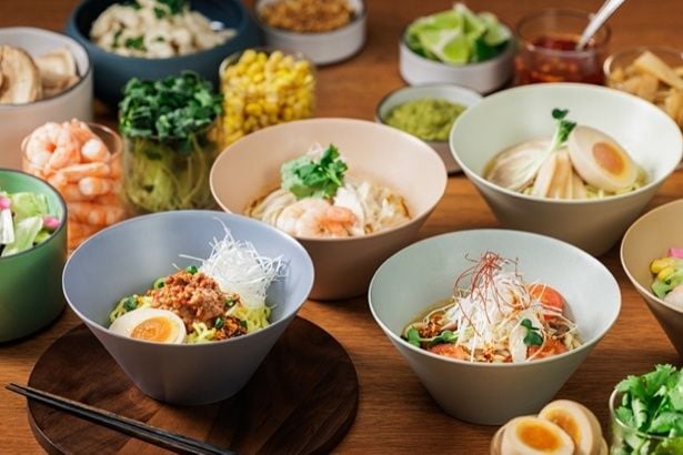 自分の好みにアレンジできる「Noodle Bar Buffet」