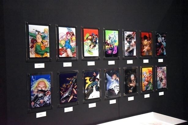 多数のカラーイラストを展示する「ZONE7：彩りある日々」