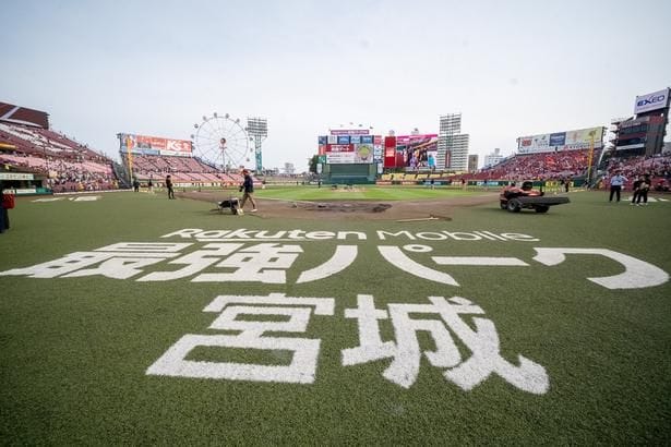 日によっては、試合後のグラウンドに入場するチャンスも
