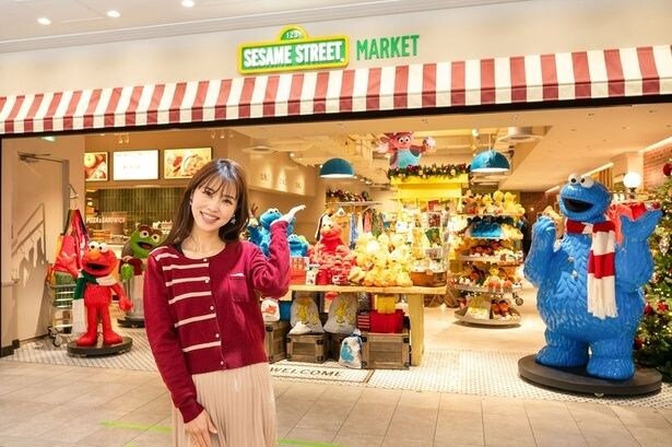 カラフルな店内にワクワク！セサミストリートマーケット1号店の池袋サンシャインシティ店