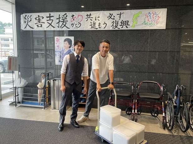 能登の復興支援で塩を寄付