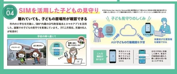 SIMを利用した子どもの見守り